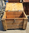 Wooden Crate Box Chest Trunk with Hinged Lockable Lid
