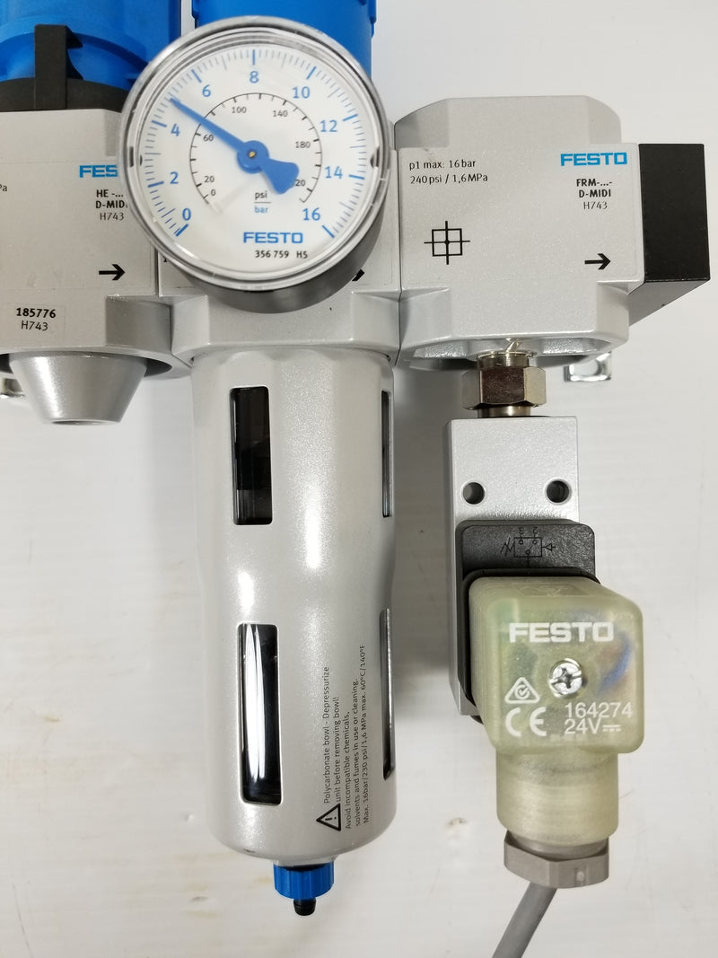 Festo Electric 185776 Maintenance Service Unit H743 Combination