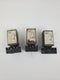 Allen-Bradley 700-HA32Z24 Series B 24VDC Relay with Socket (Lot of 3)