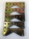 Angle Corner Bracket 9-Hole Right and Left Lot of 10