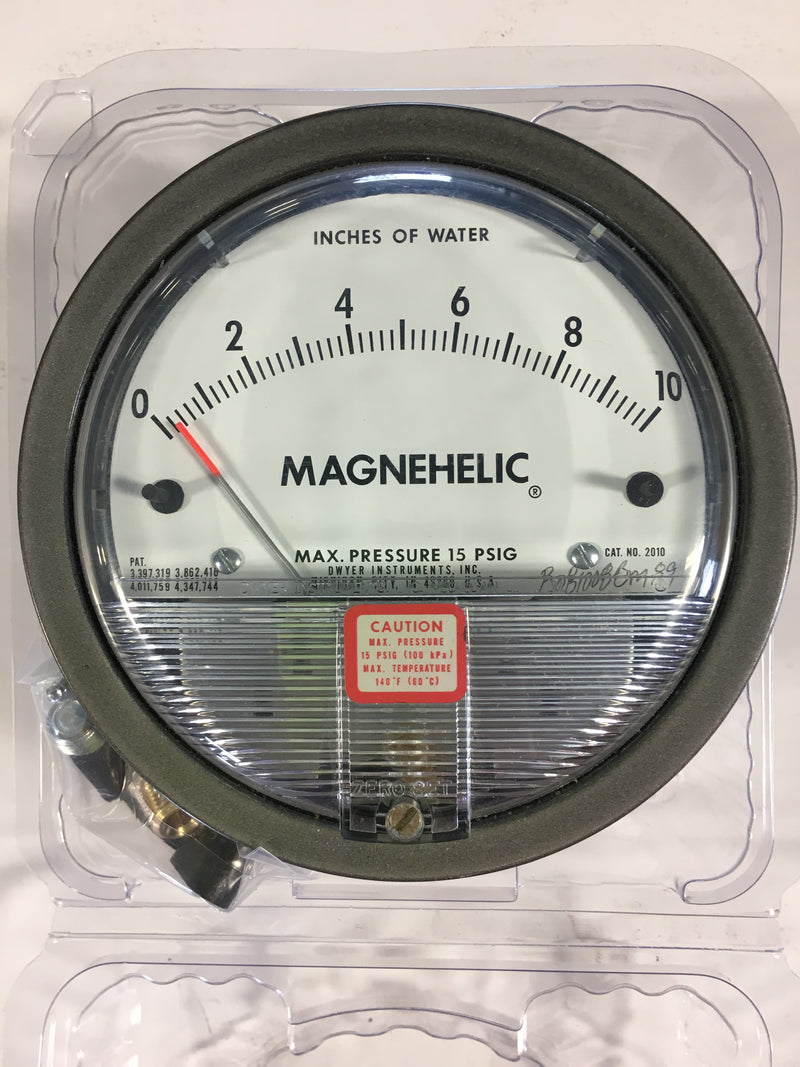 Dwyer Magnehelic Gauge 15 PSIG