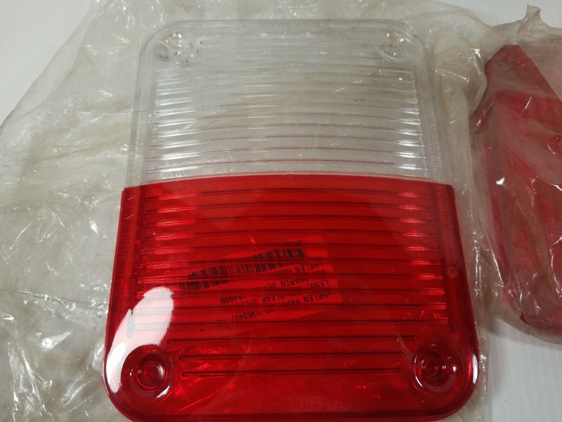 Whelen 02-0363407-RC0 Lens Red White Split (Lot of 2)