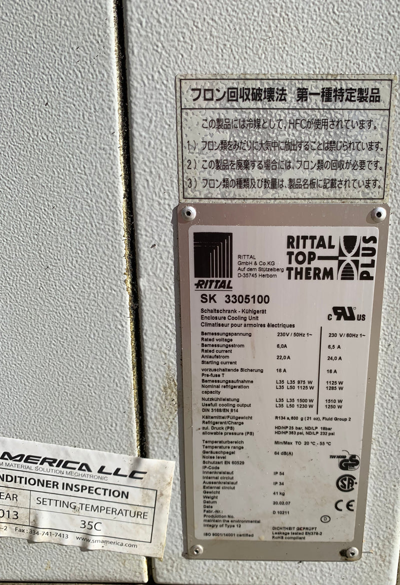 Rittal Air Conditioner Cooling Unit SK3305100