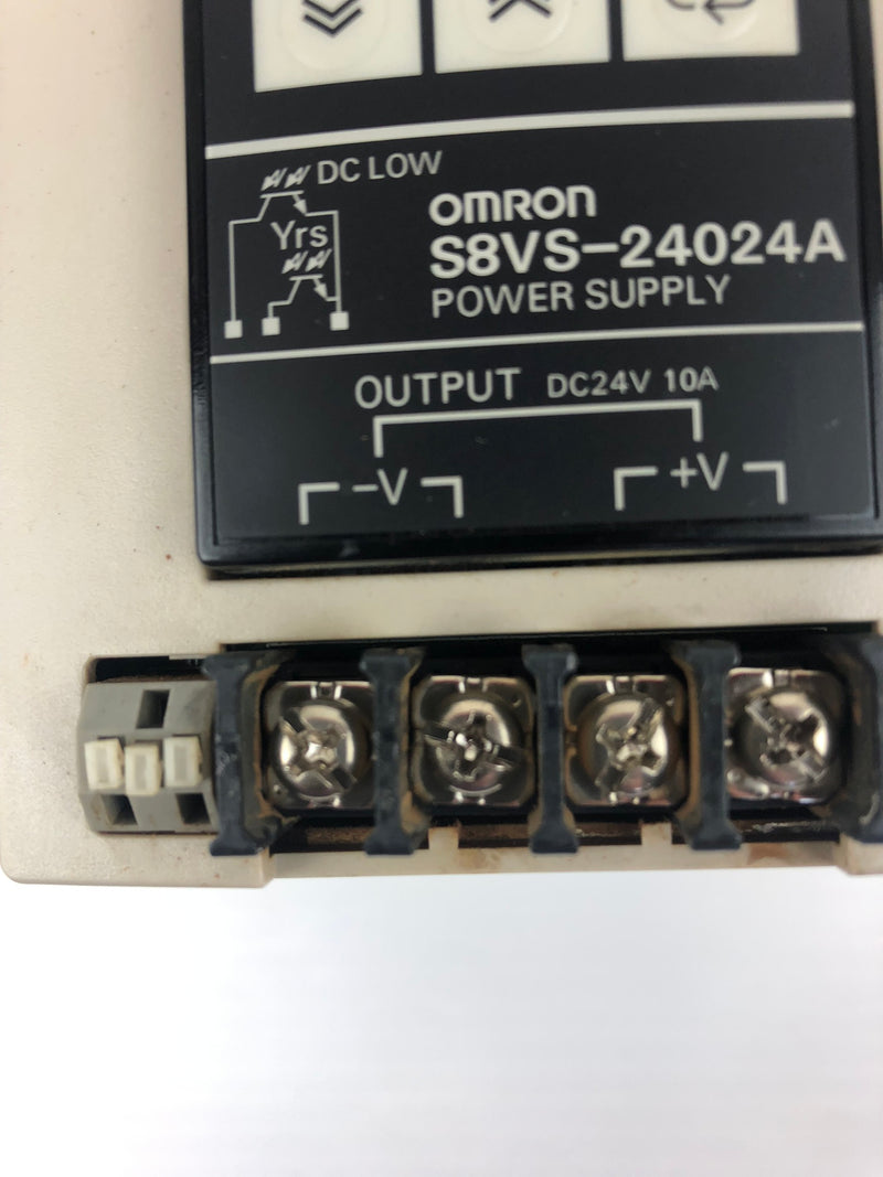 OMRON S8VS-24024A Power Supply Solid State 30VDC