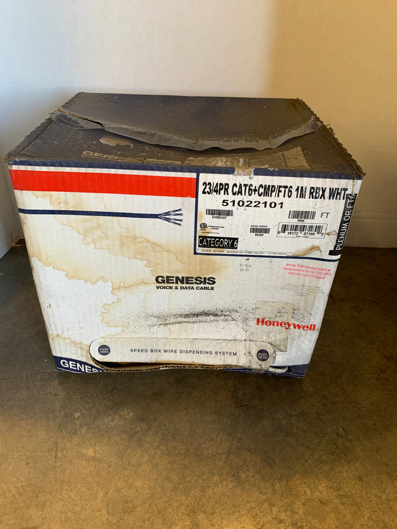 Honeywell Genesis Series 23/4PR CAT6+CMP/FT6 1000 Ft 51022101