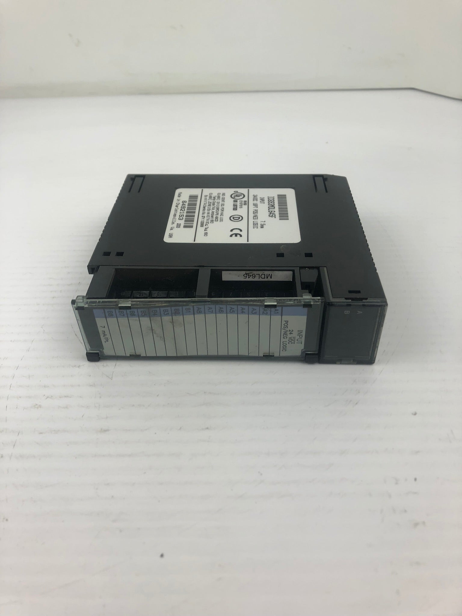GE Fanuc IC693MDL645F Input Logic PLC Module 24VDC 16PT P0S/NEG with Door