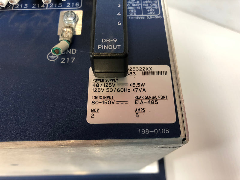 Schweitzer SEL-587Z High-Impedance Differential Relay