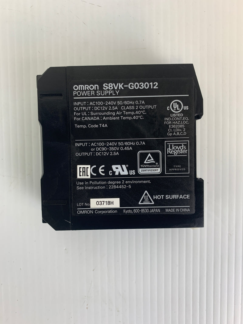 Omron Power Supply S8VK-G03012 AC100-240V