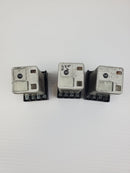 Allen-Bradley 700-HA32Z24 Series B 24VDC Relay with Socket (Lot of 3)