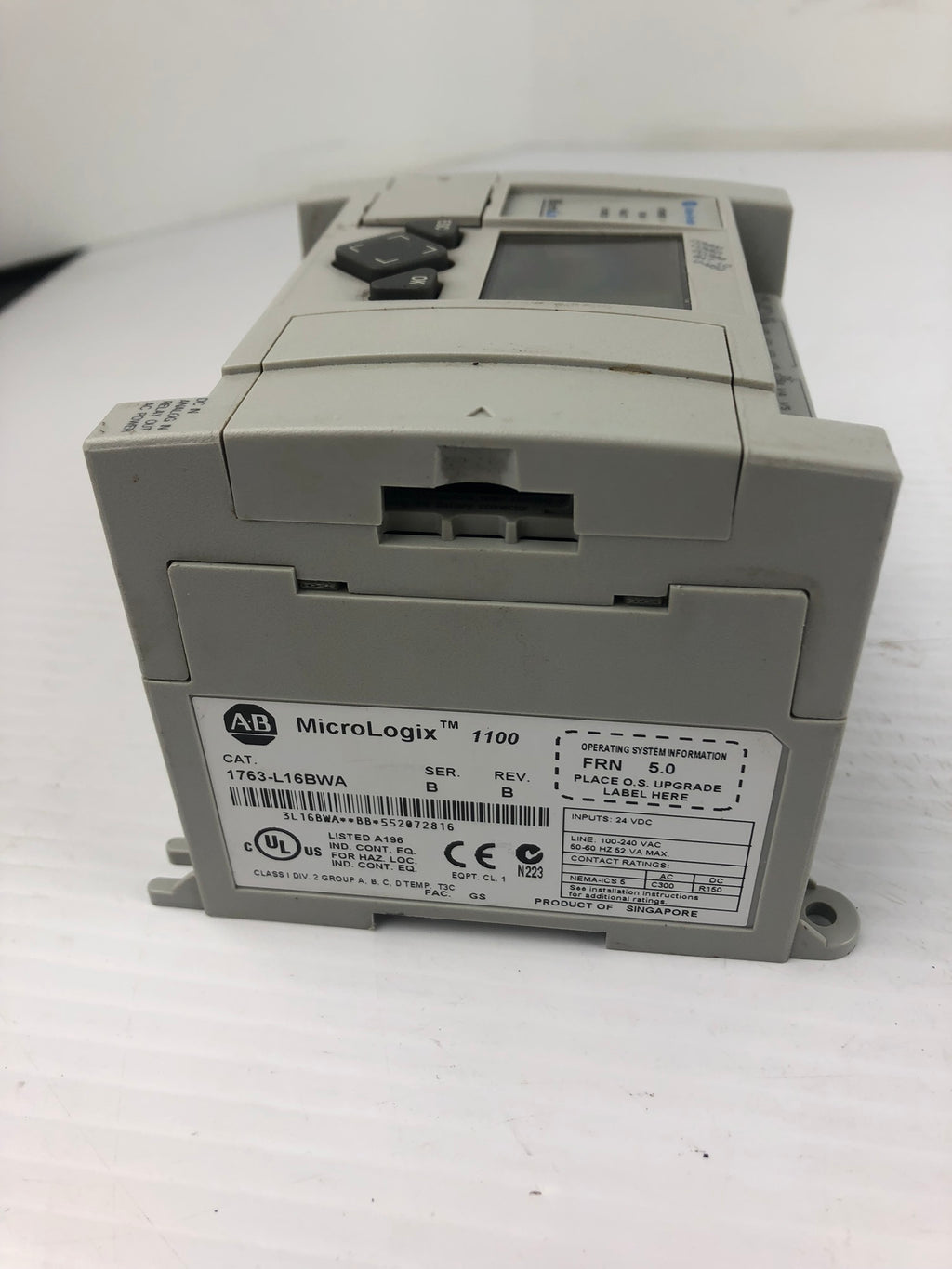 Allen-Bradley 1763-L16BWA MicroLogix 1100 PLC Programmable Controller ...