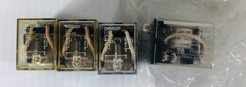 Omron Relay LY2 24 VDC (Lot of 6)