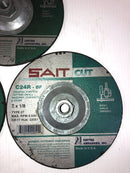 Sait Cut 7" x 1/8" General Purpose Grinding Wheel C24R-BF (Lot of 4)