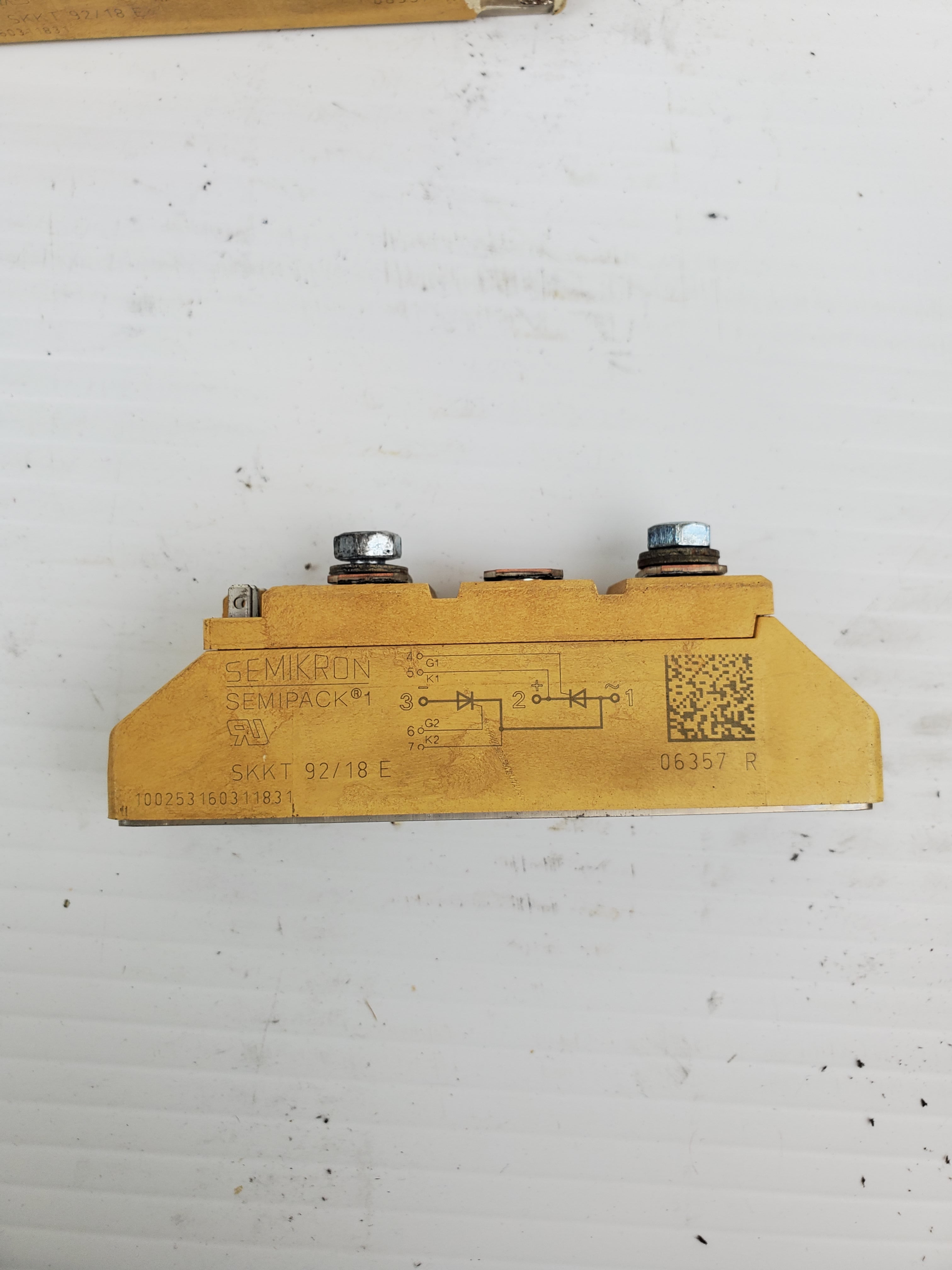 Semikron Semipack 1 SKKT 92/18 E Module 06357 R 100253160311831 (Lot of 6)