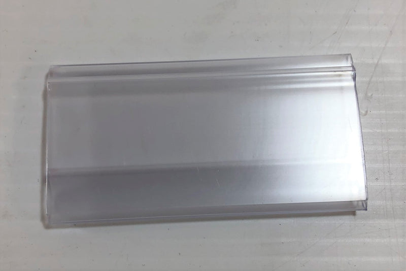 Aigner Snap On Label Holder, Clear Plastic, 1.25" x 3", SL-1203 - Pack of 25