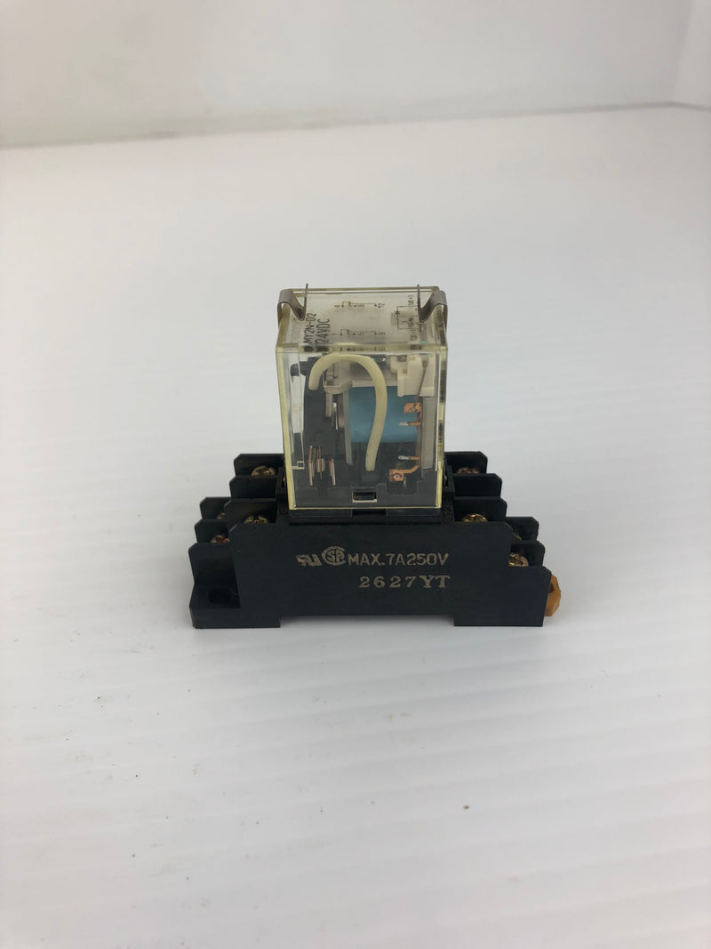 Omron MY2N-D2 24VDC Relay With Base