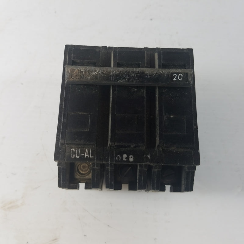 GE THQB32020 3 Pole 20A THQB Circuit Breaker