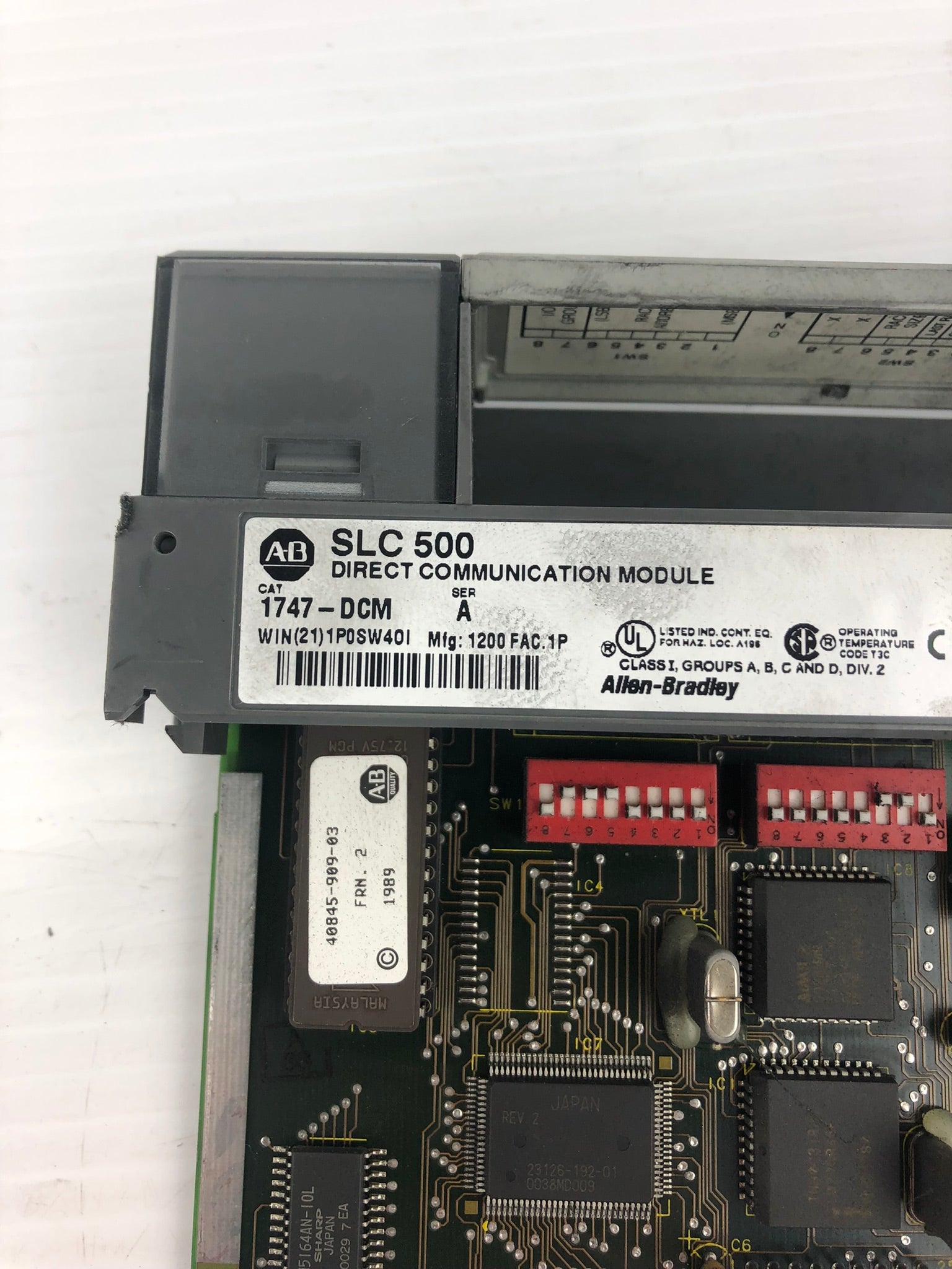 Allen-Bradley 1747-DCM Direct Communication Module Series A SLC 500 - With Door
