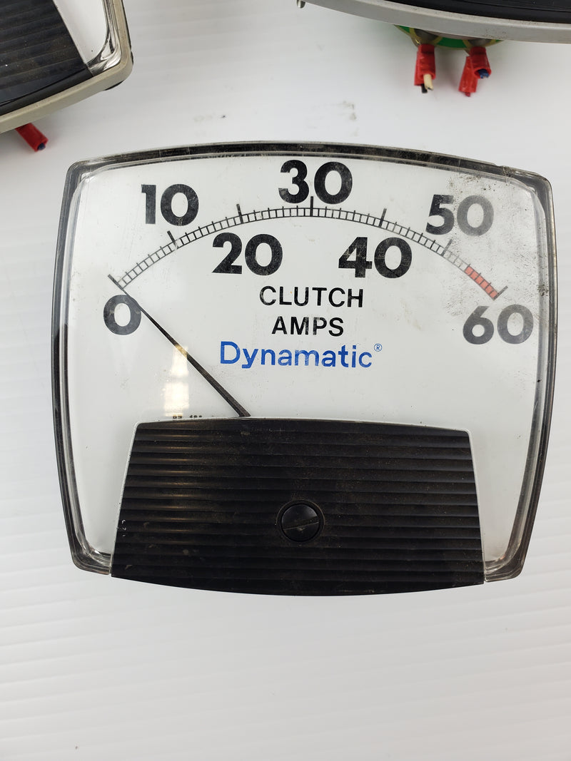 Eaton Dynamatic Panel Meter Gauge, Break Amps, Clutch Amp, & SPM (Lot of 3)