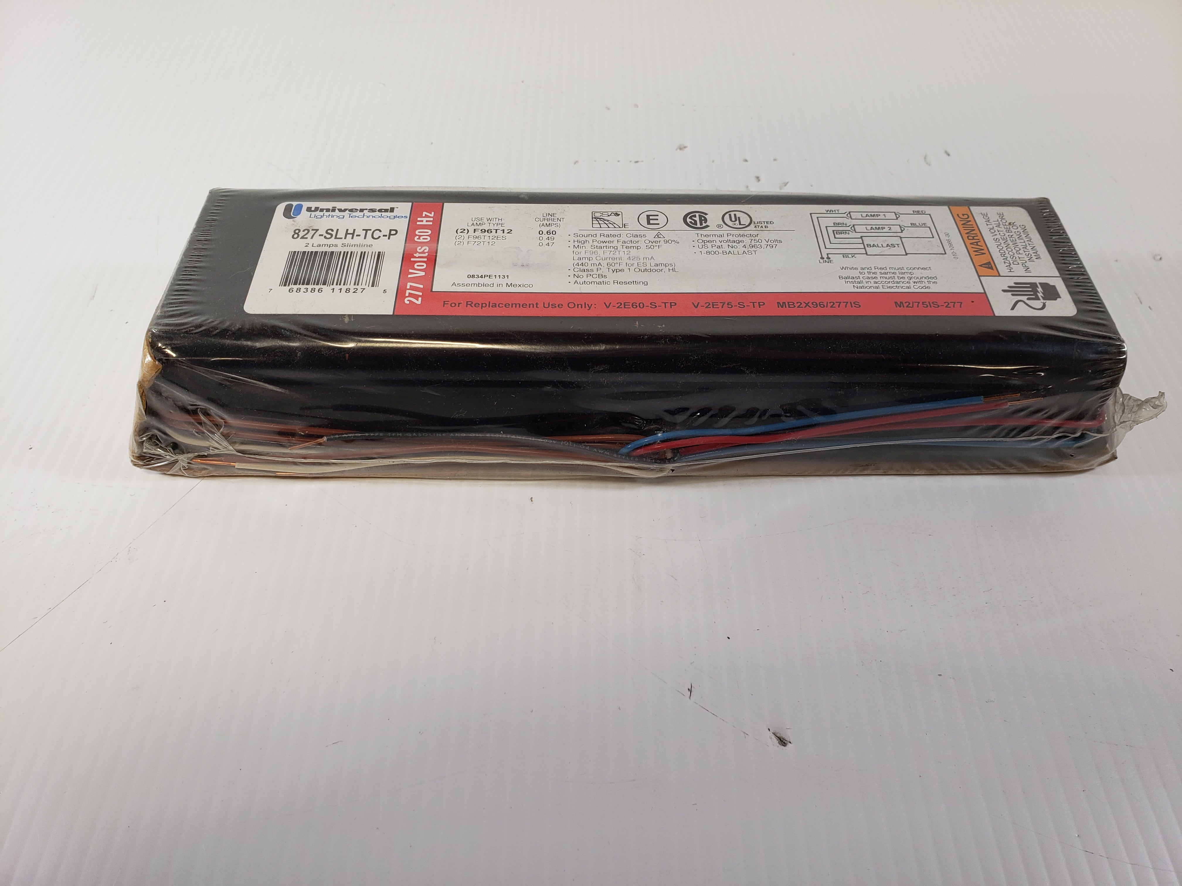 827-SLH-TC-P Universal Lighting Technologies Ballast