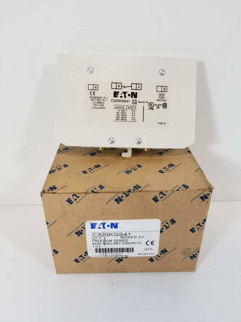 Eaton C320KGS41 Base Auxiliary Contact Series A2