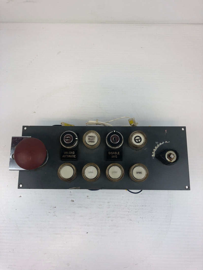 Indicator Push Button Light Up Panel - With Allen-Bradley and Rees Push Buttons