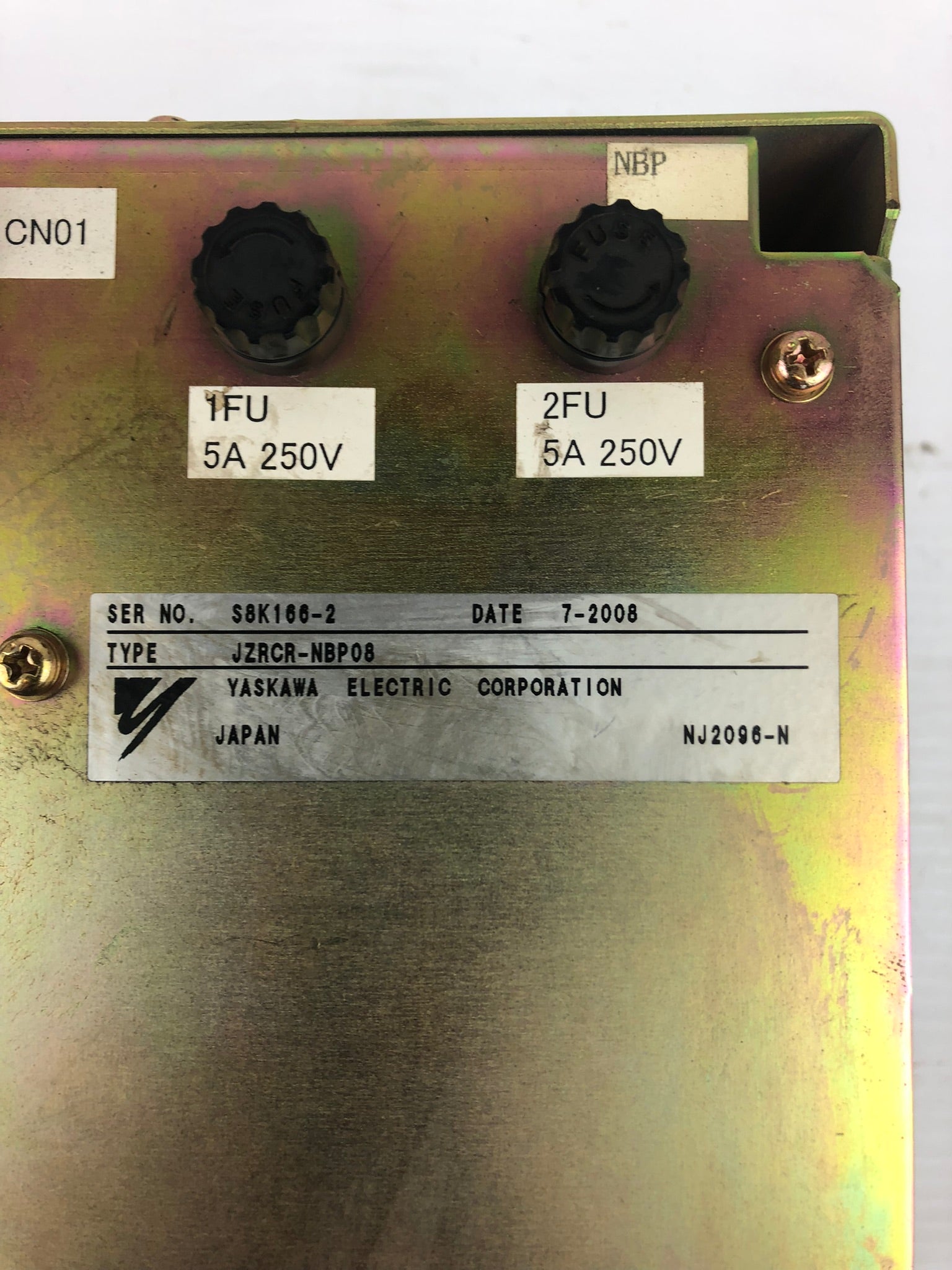 Yaskawa Electric JZRCR-NBP08 Drive 250V