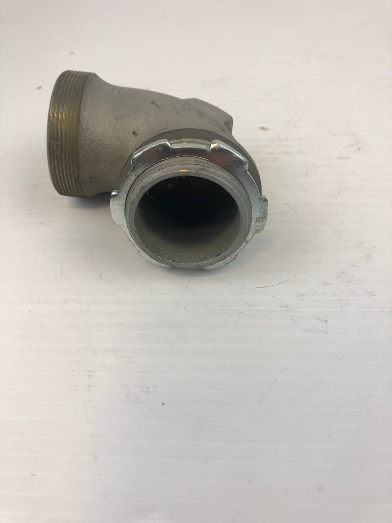 Appleton 1-1/2 ST Conduit Adapter Fitting 90 Degree Iron Elbow 1 1/2"