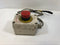 Emergency Stop Button Switch Right Mount w/ Kuramo KRL-45/CM Cable Used