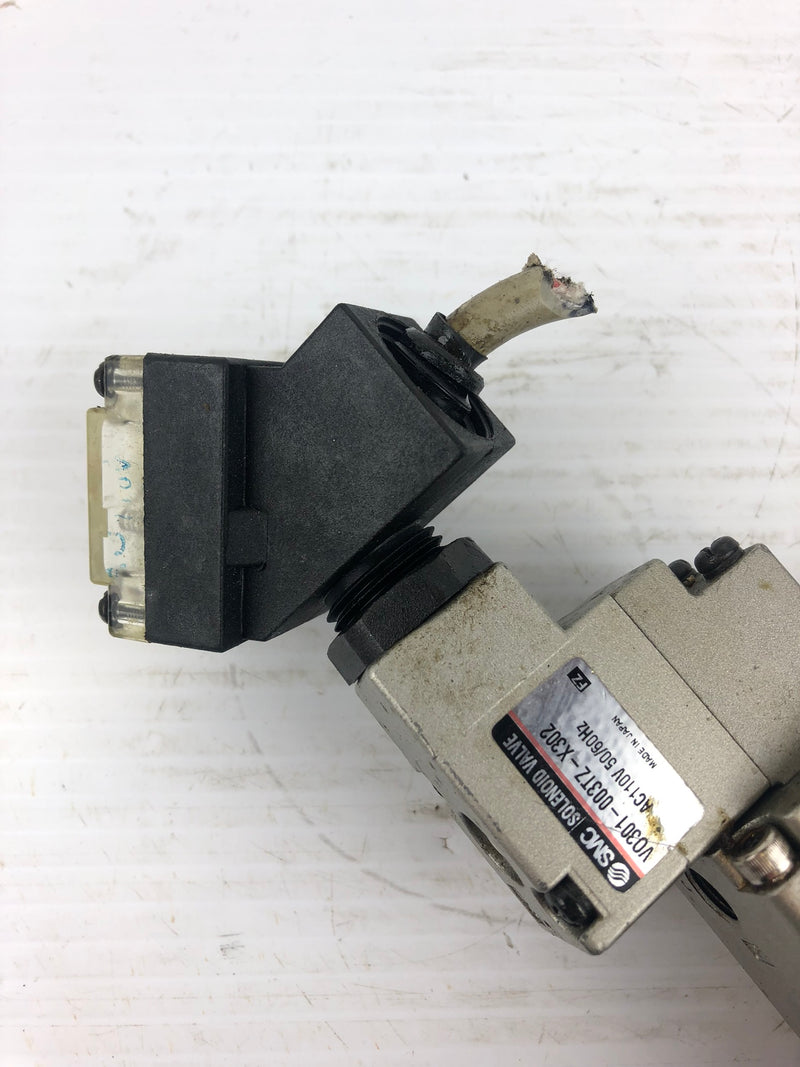 SMC VO301-003TZ-X302 Solenoid Valve AC110V 50/60Hz with Process Valve