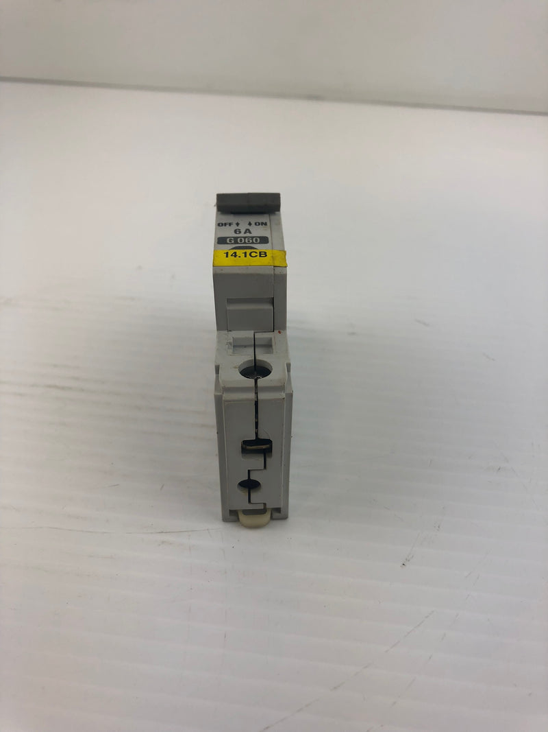 Allen-Bradley 1492-CB1 Single Pole Circuit Breaker Series B G 060 6A