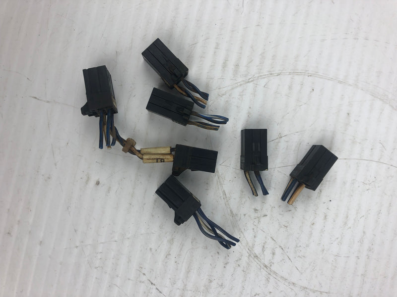 AMP D-2 Fanuc Power Cable Drive Plug Connector - Lot of 7