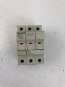 Ferraz Schawmut USBCC3I Ultrasafe Fuse Block 3 Pole Class CC Fuses Only 600V 30A