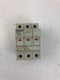 Ferraz Schawmut USBCC3I Ultrasafe Fuse Block 3 Pole Class CC Fuses Only 600V 30A