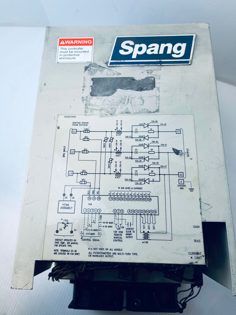 Spang Power Control FC7G5-B-2101A10 83 KVA - PARTS ONLY