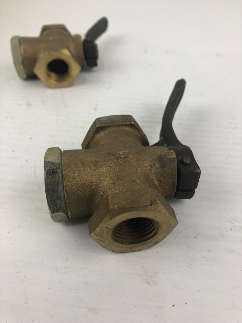 Velvac 55H-11 Air Shut Off Cock Valve - Lot of 2