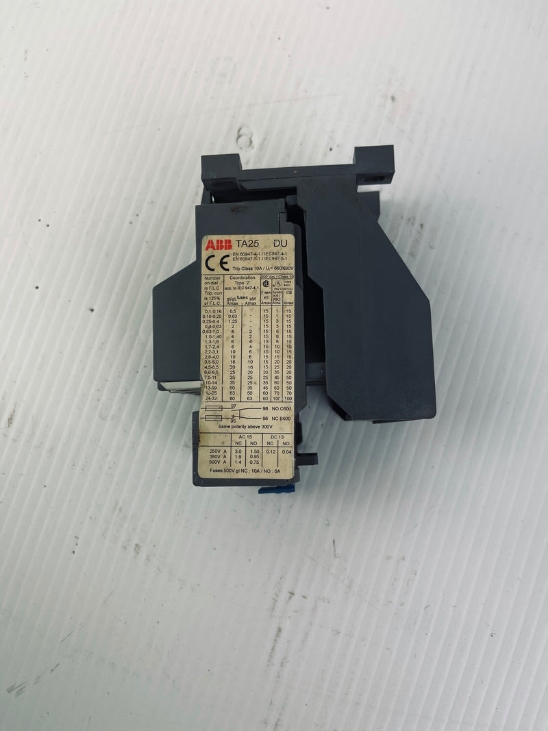 ABB TA25 Thermal Overload Relay