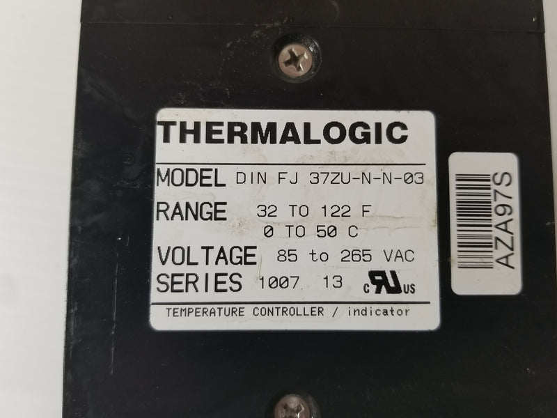 Thermalogic DIN FJ 37ZU-N-N-03 Temperature Controller