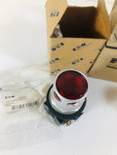 Cutler-Hammer Clear and Red Illuminated Push Button Guard HT8GDCF7 (Lot of 3)