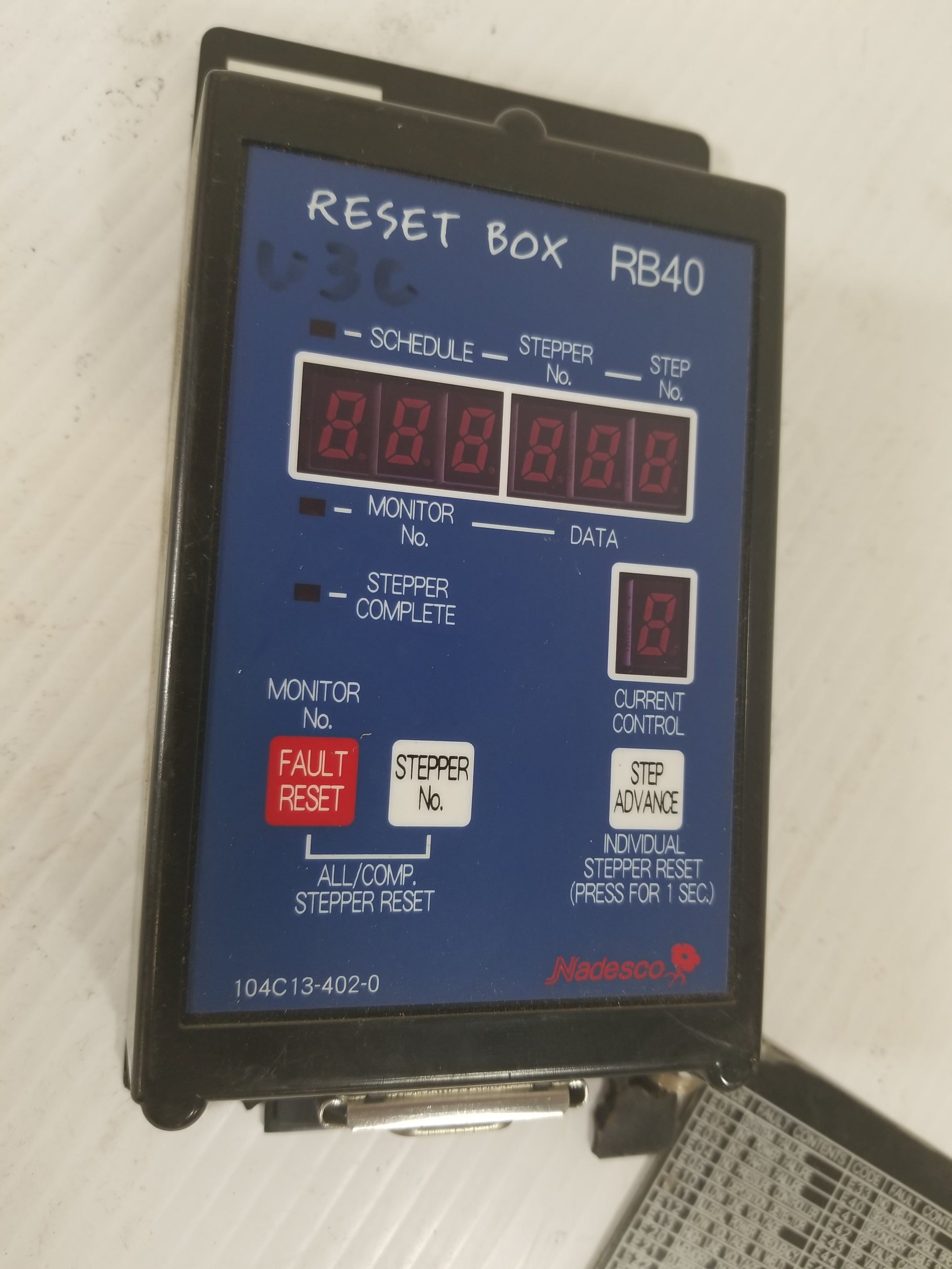 Nadesco 104C13-402-0 Reset Box RB40-R02A