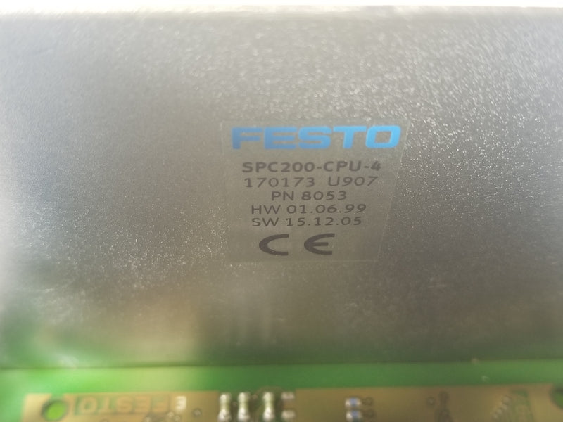 Festo SPC200-CPU-4 PLC Chassis 4-Slot with 1 Blank