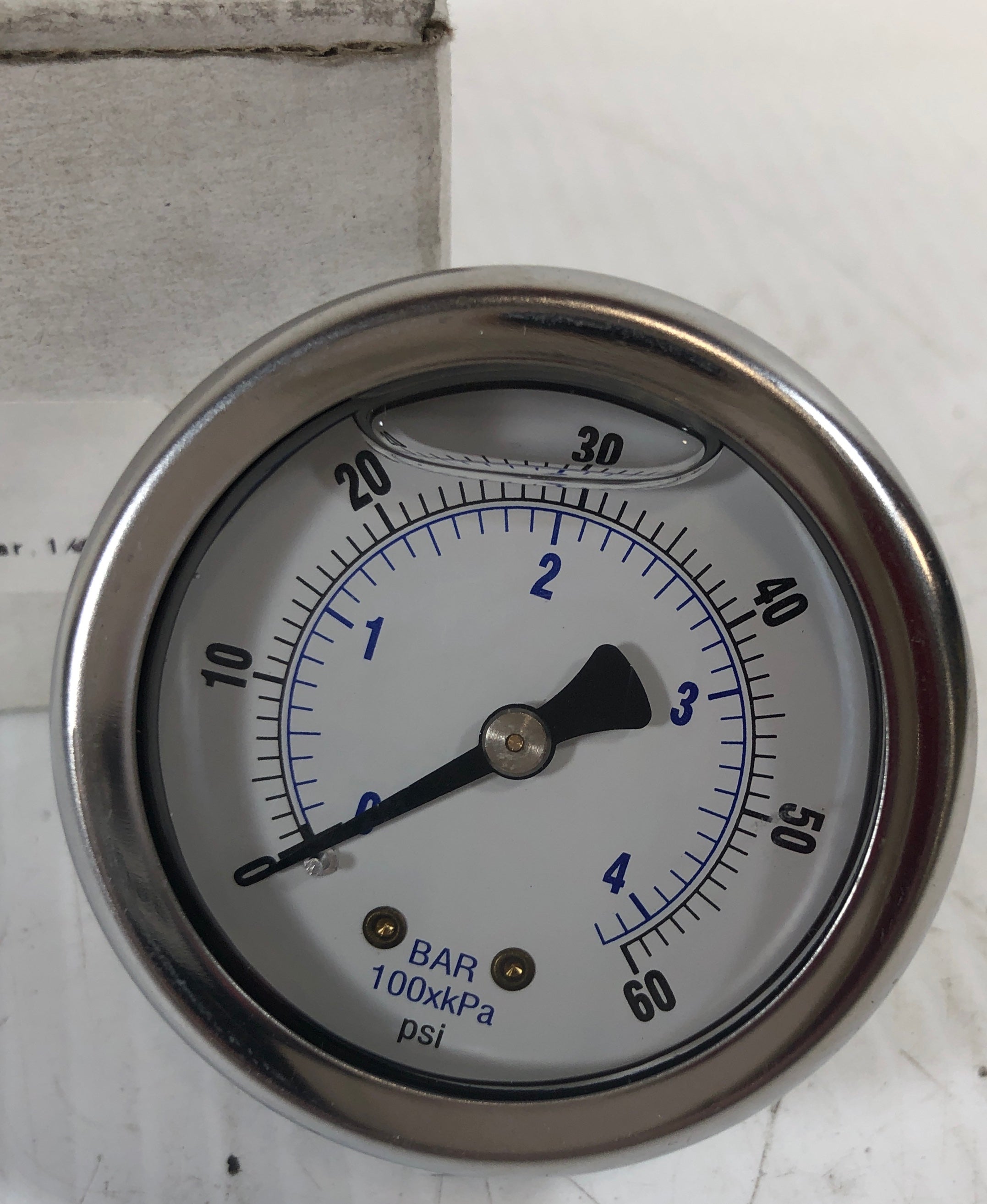 Bar Gauge 202L 2" 0-60 PSI