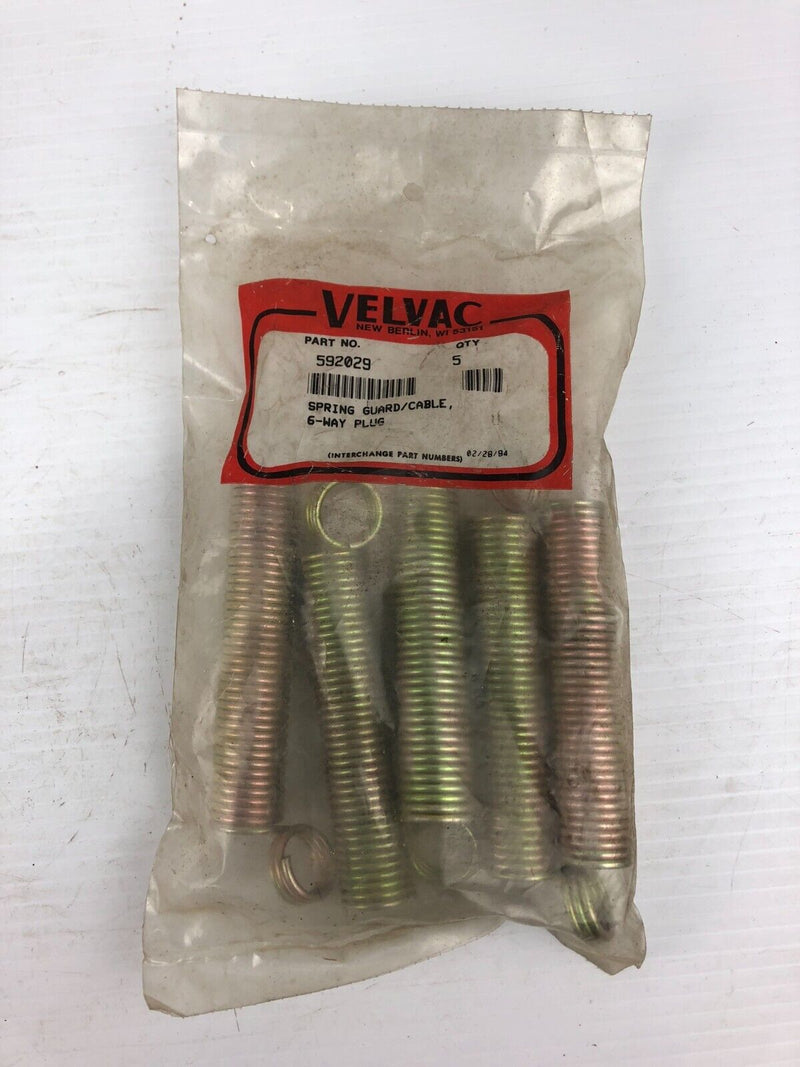 Velvac 592029 Spring Guard Cable 6-Way Plug