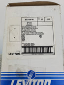Leviton White Nylon Wall Plate With Captive Screw 80704-W (Box of 25) Lot of 2