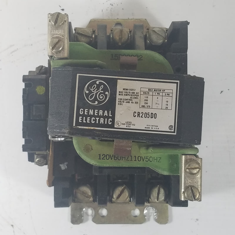 General Electric Contactor Control CR205D0