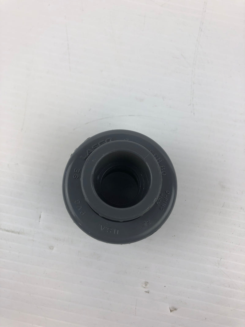 Lasco 216V O-Ring Fitting 3/4" PVC-I SCH80