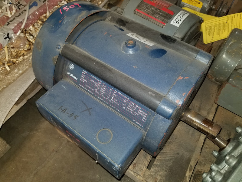 General Electric 5KW182BD205A 3-Phase 3HP Electric Motor