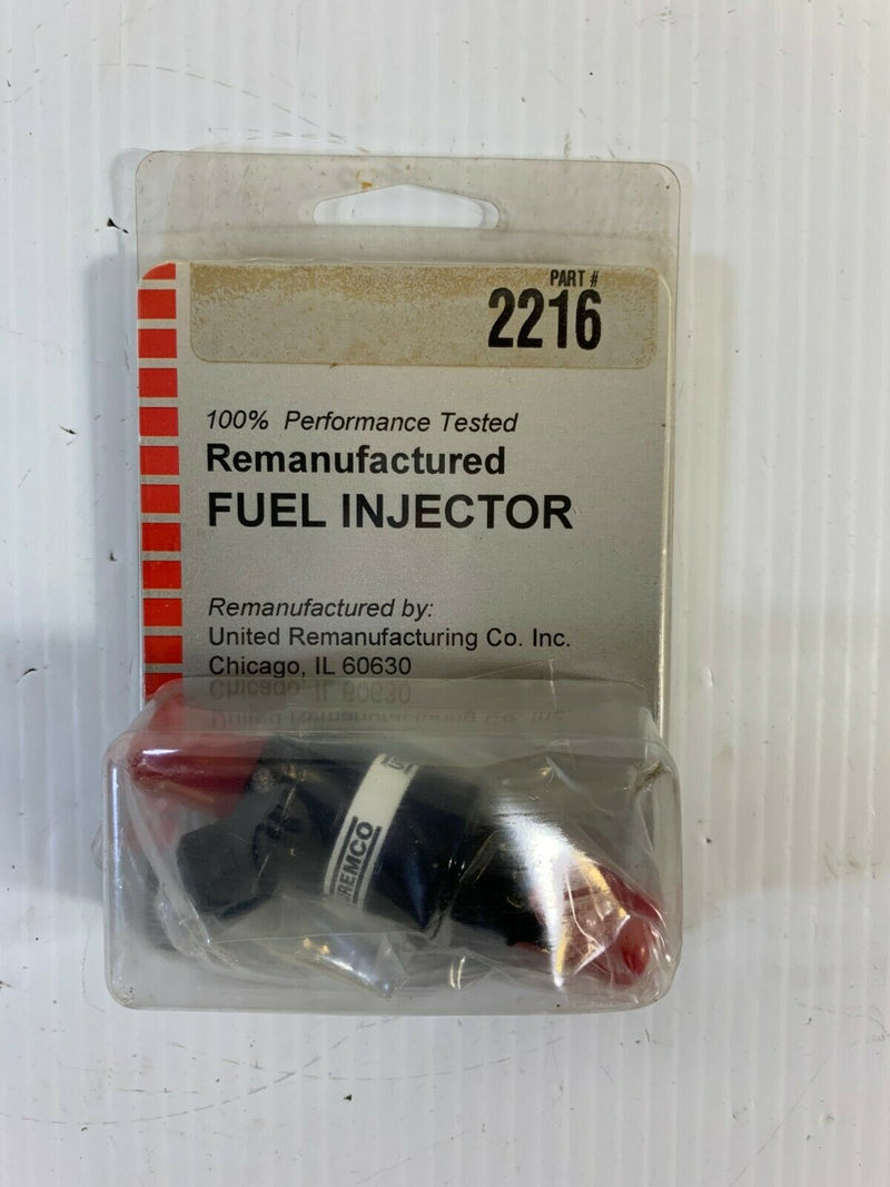 United Manufacturing Remanufactured Fuel Injector 2216