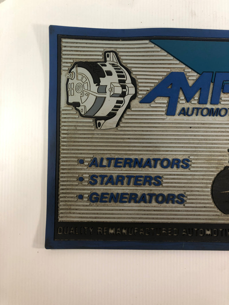 Ampere Auto Shop Counter Mat Rubber 19" x 13-1/2"