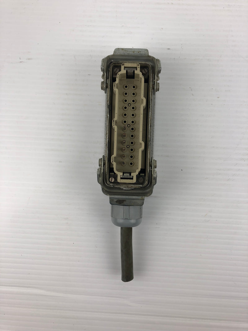 Harting HS12 Housing Connector with Connector PG21 16A 380V