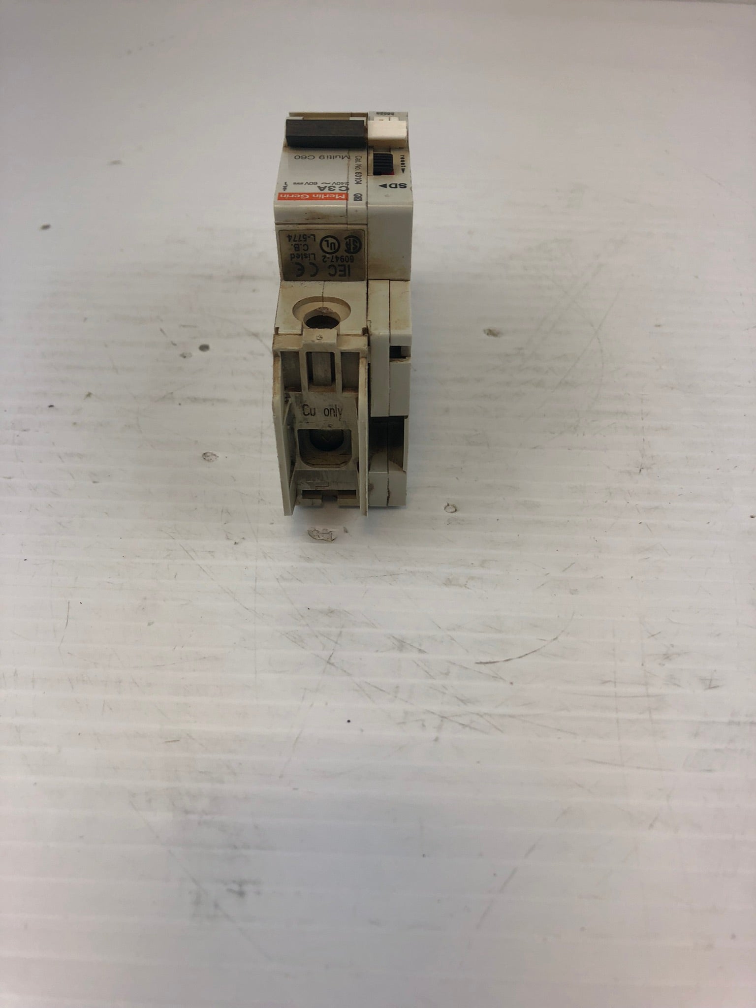 Merlin Gerin C3A 1-Pole Circuit Breaker 240V~60V 60104